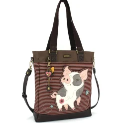 Work Tote - Spotted Pig Pink