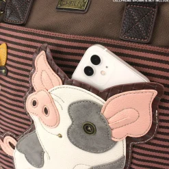 Work Tote - Spotted Pig Pink