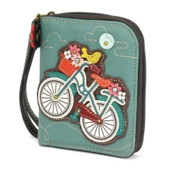 Zip Around Wallet - Bicycle