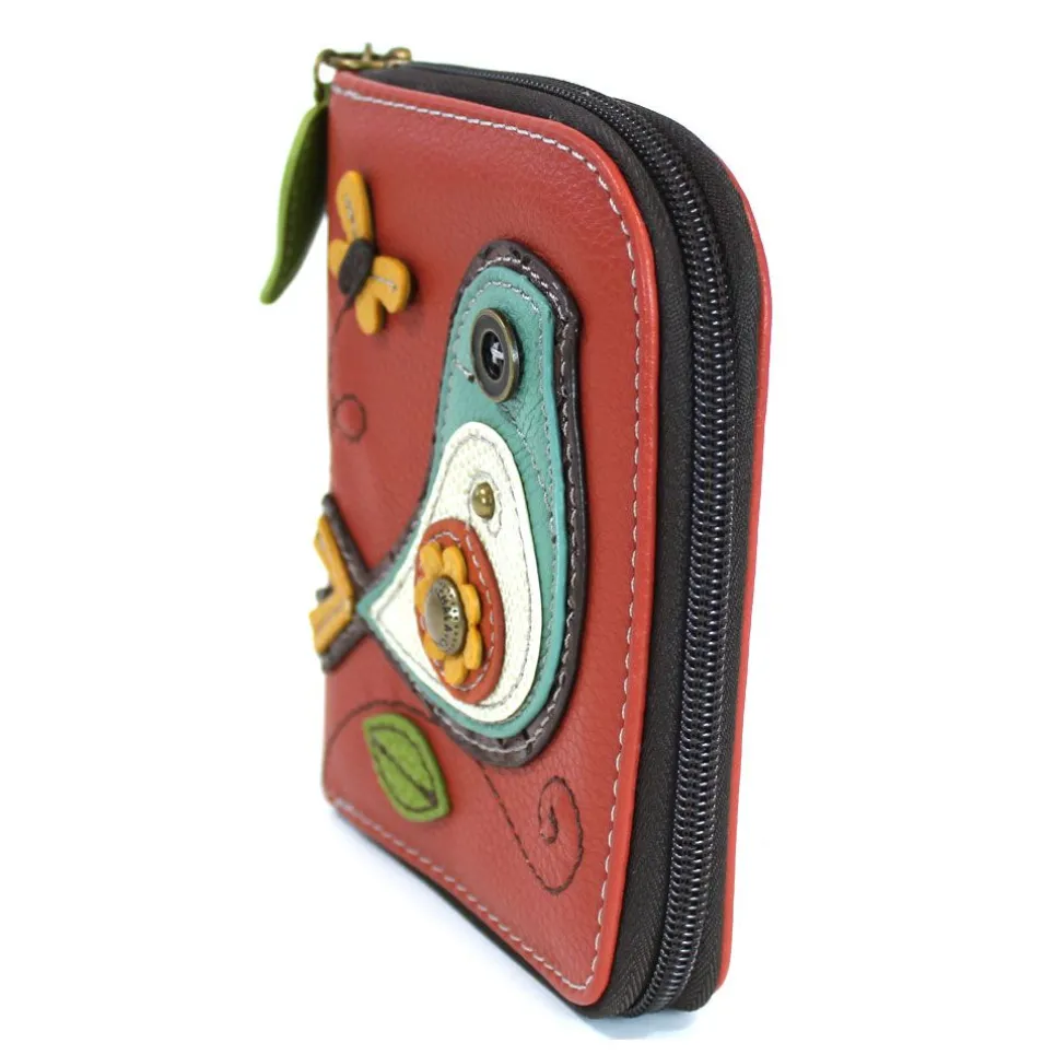 Zip Around Wallet - Bird II