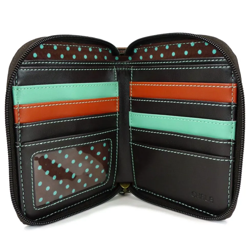 Zip Around Wallet - Blue Bird