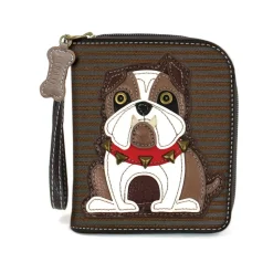 Zip Around Wallet - Bulldog