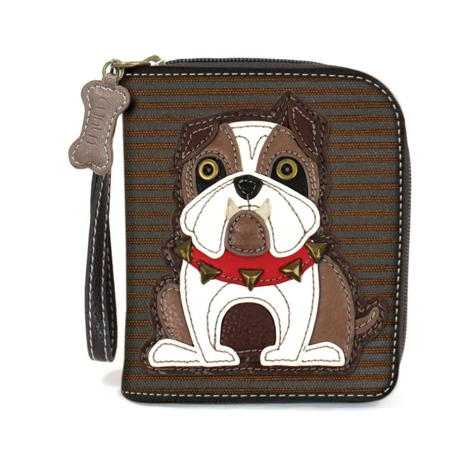 Zip Around Wallet - Bulldog