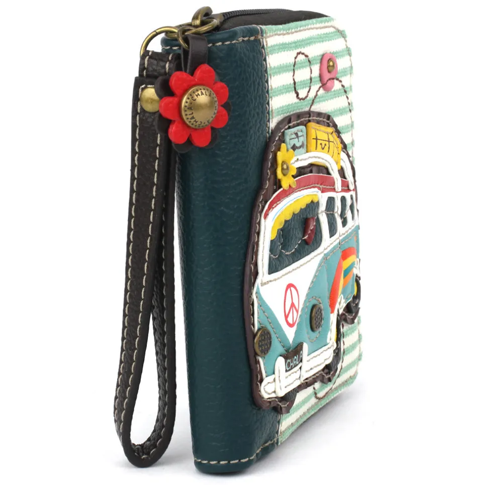 Zip Around Wallet - Bus