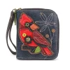 Zip Around Wallet - Cardinal