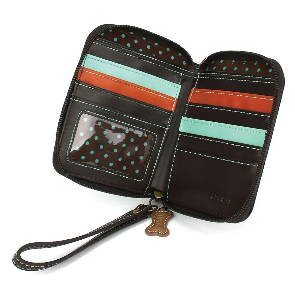 Zip Around Wallet - Cocker Black