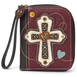 Zip Around Wallet - Cross