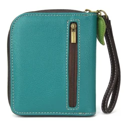 Zip Around Wallet - Dragonfly (Turquoise)