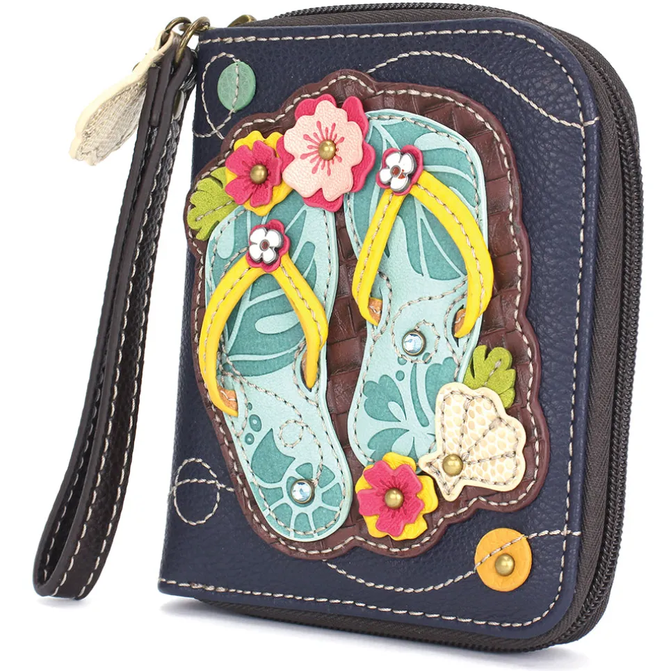 Zip Around Wallet - Flip Flop