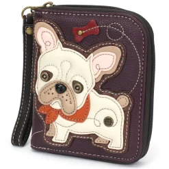 Zip Around Wallet - French Bulldog