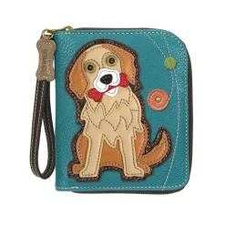 Zip Around Wallet - Golden Retriever