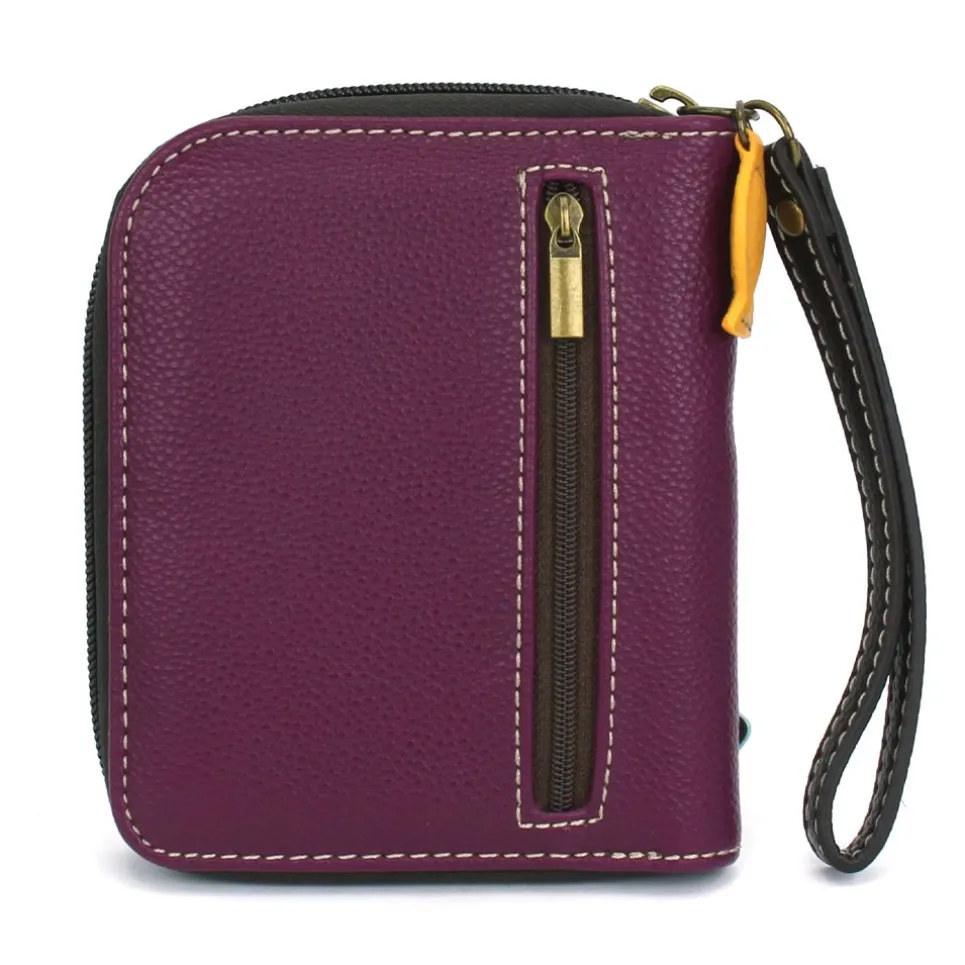 Zip Around Wallet - Gray Tabby Cat
