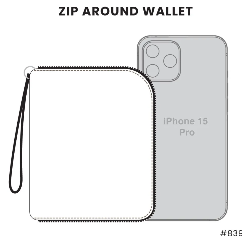 Zip Around Wallet - Hedgehog A