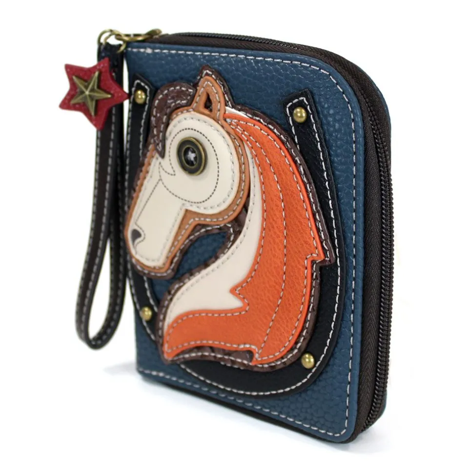 Zip Around Wallet - Horse