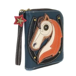 Zip Around Wallet - Horse