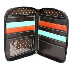 Zip Around Wallet - Ivory Pawprint