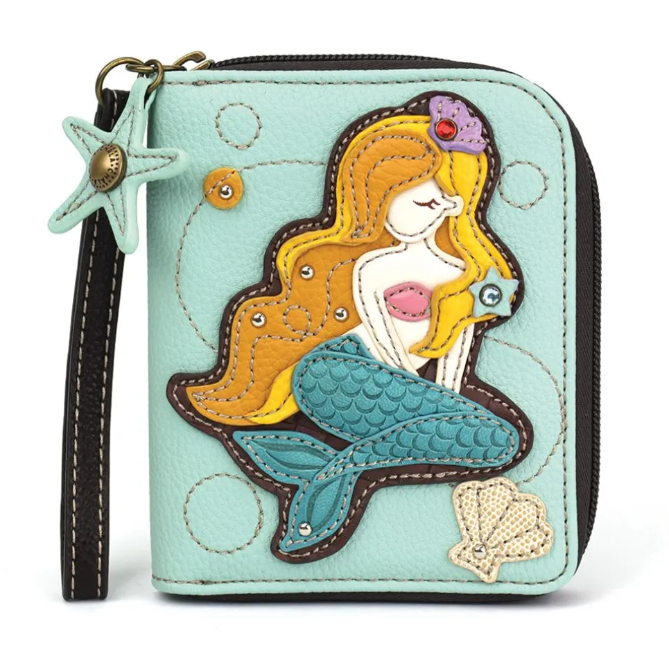 Zip Around Wallet - Mermaid A
