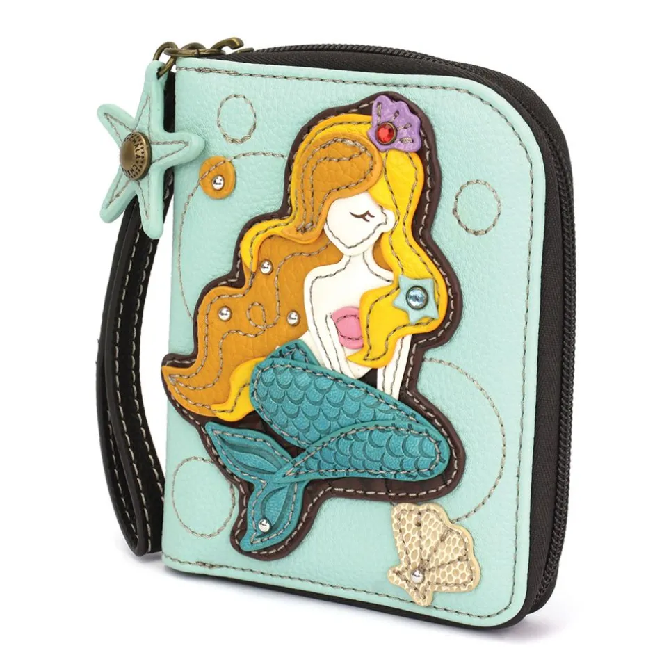 Zip Around Wallet - Mermaid A