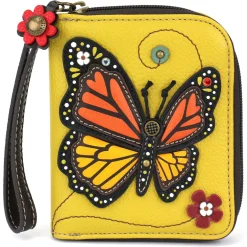 Zip Around Wallet - Monarch Butterfly