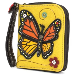 Zip Around Wallet - Monarch Butterfly