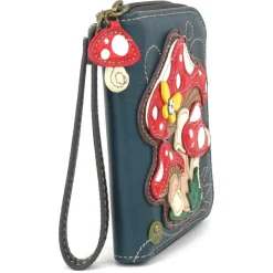 Zip Around Wallet - Mushrooms