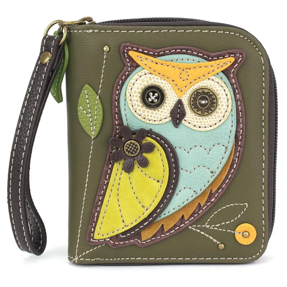 Zip Around Wallet - Owl A