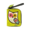 Zip Around Wallet - Owl II (Mustard)