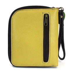 Zip Around Wallet - Owl II (Mustard)