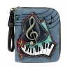 Zip Around Wallet - Piano