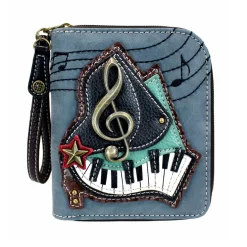 Zip Around Wallet - Piano