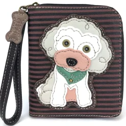 Zip Around Wallet - Poodle