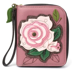 Zip Around Wallet - Rose