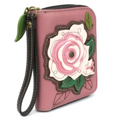 Zip Around Wallet - Rose
