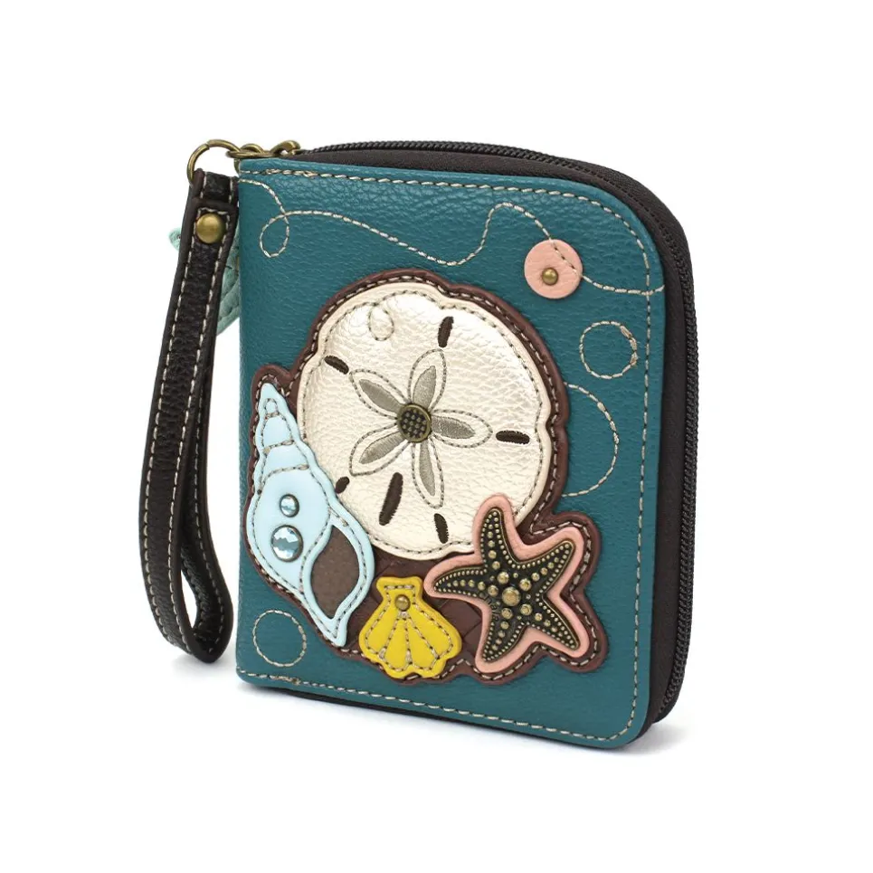 Zip Around Wallet - Sand Dollar