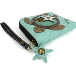 Zip Around Wallet - Sea Turtle