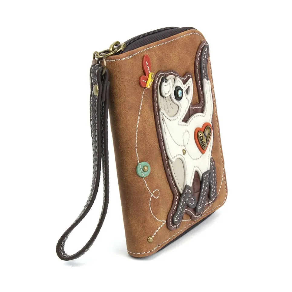 Zip Around Wallet - Slim Cat