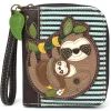 Zip Around Wallet - Sloth Family