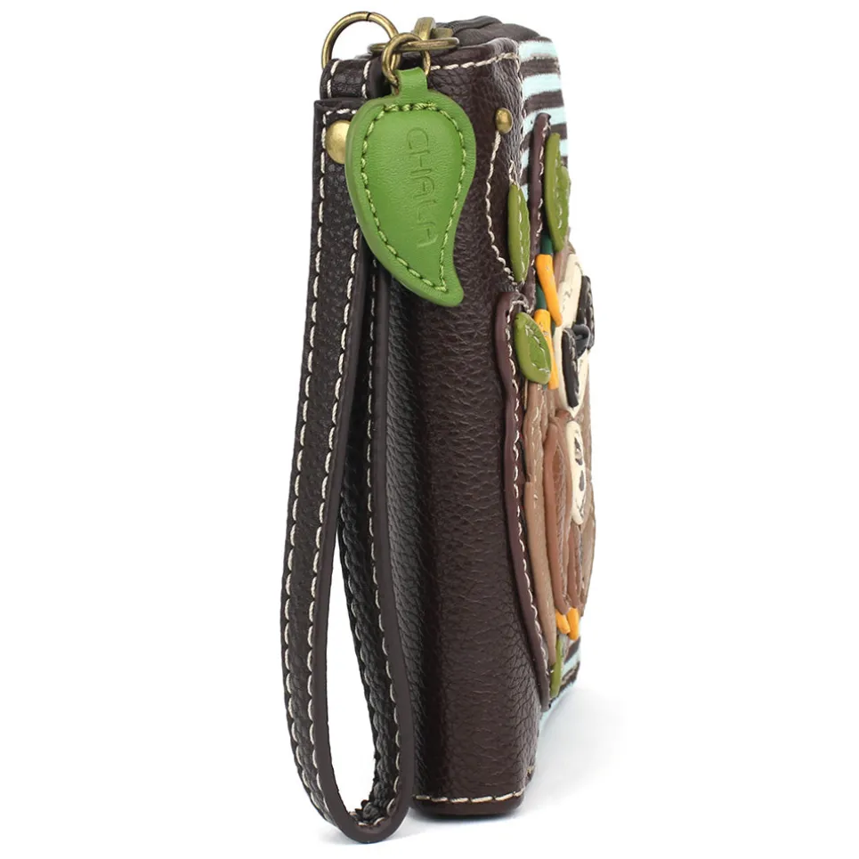 Zip Around Wallet - Sloth Family