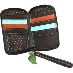 Zip-Around Wallet - Black Bear